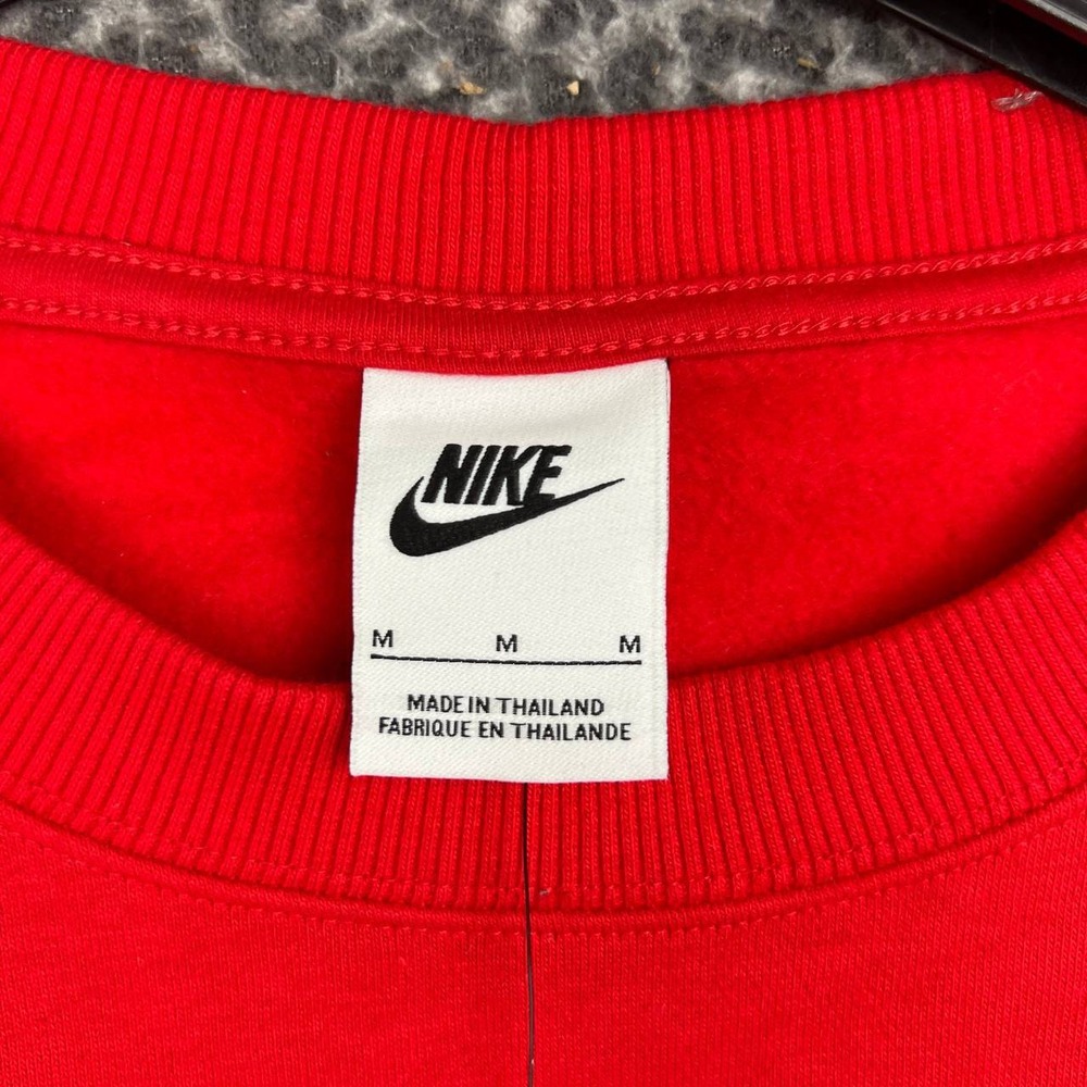 Nike Georgia Bulldogs Sweatshirt Women Medium Red Cropped Fleece Pullover New M - Picture 3 of 5